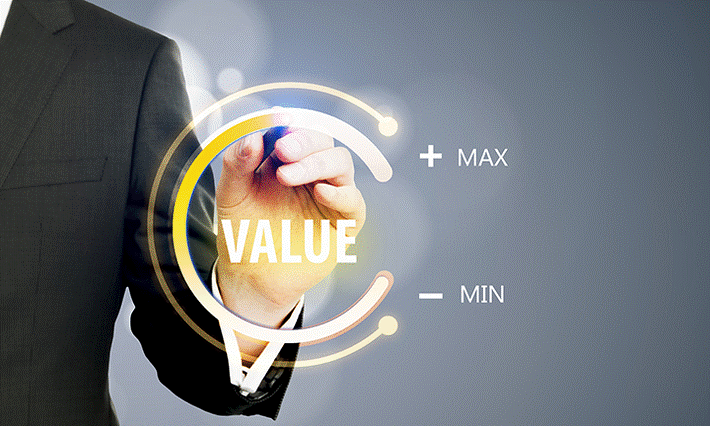In the context of B2B, value may be defined as the total benefit of product and associated service translated into economic worth.